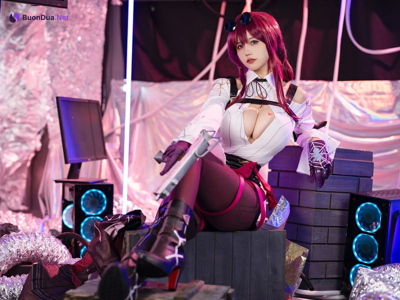 Coser@小仓千代w No.062 Kafka HSR 卡芙卡 - Photo 18