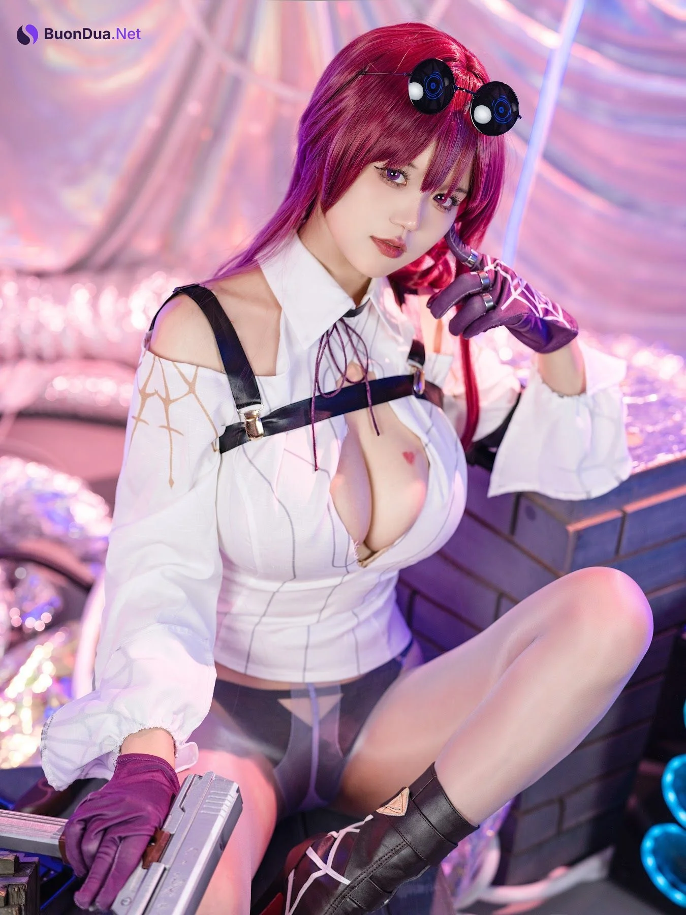 Coser@小仓千代w No.062 Kafka HSR 卡芙卡 - Photo 4