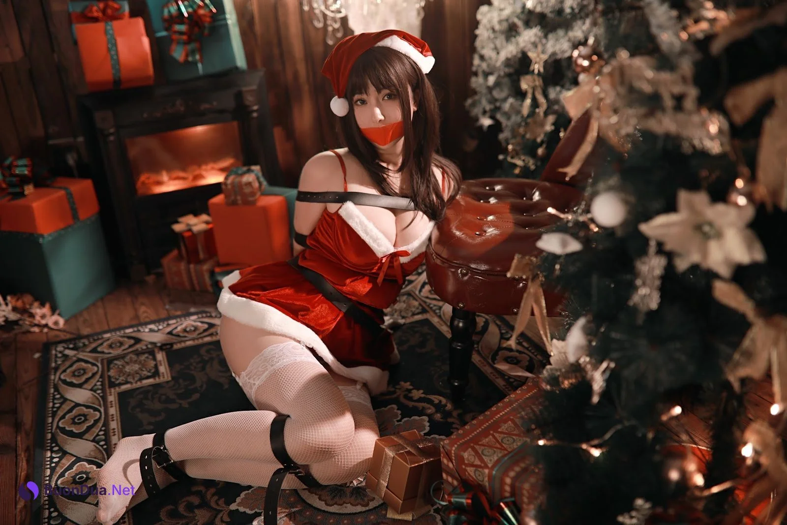 Coser@小容仔咕咕咕w Vol.002 圣诞礼物×捆绑 - Photo 2