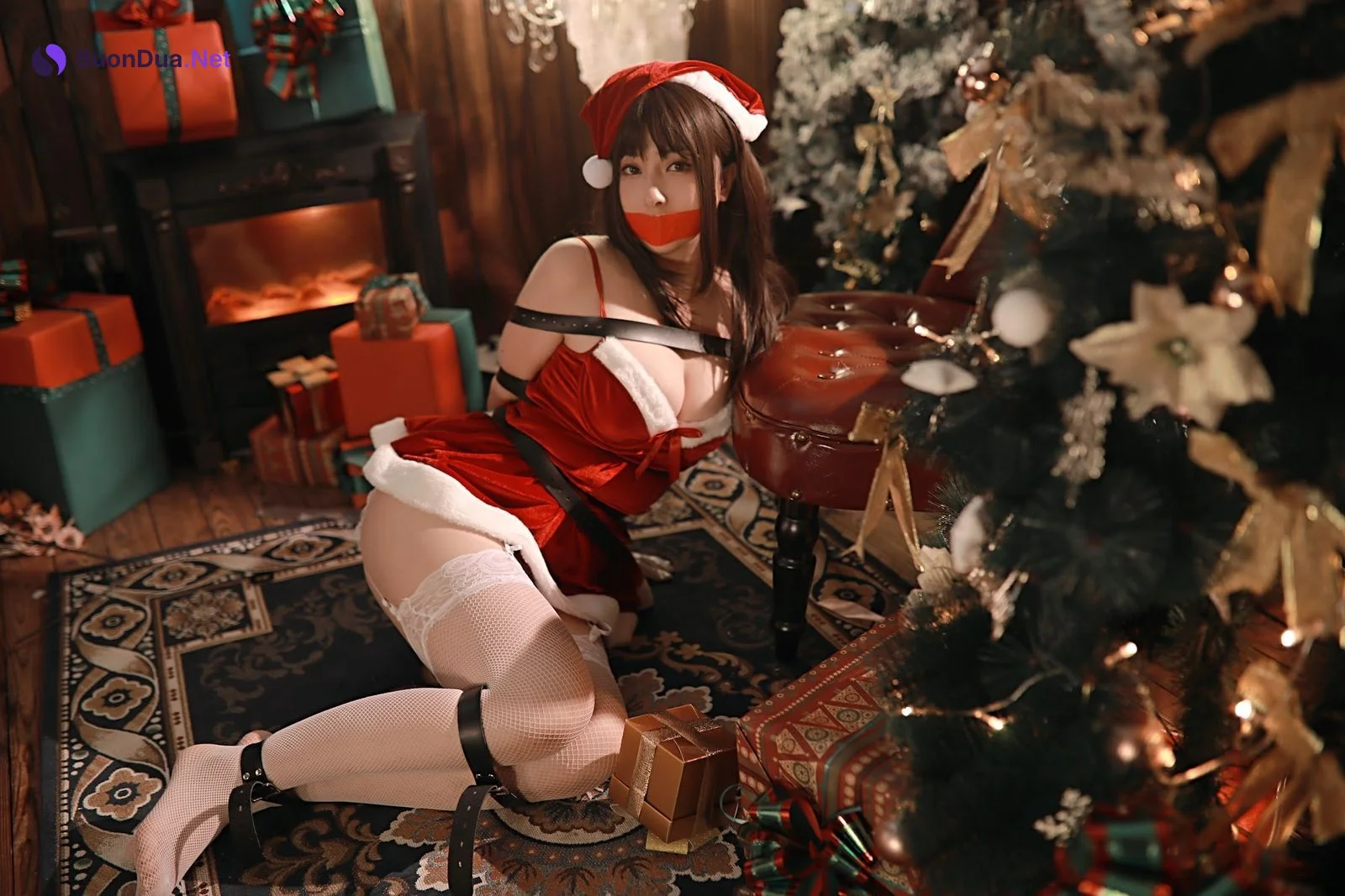 Coser@小容仔咕咕咕w Vol.002 圣诞礼物×捆绑 - Photo 3