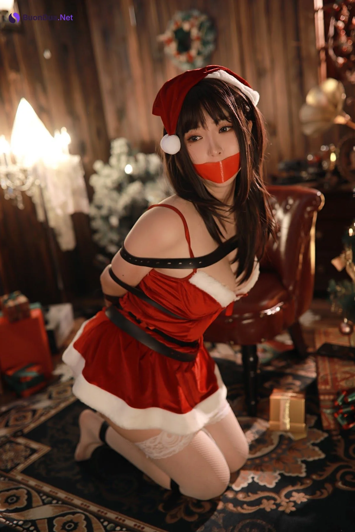 Coser@小容仔咕咕咕w Vol.002 圣诞礼物×捆绑 - Photo 7