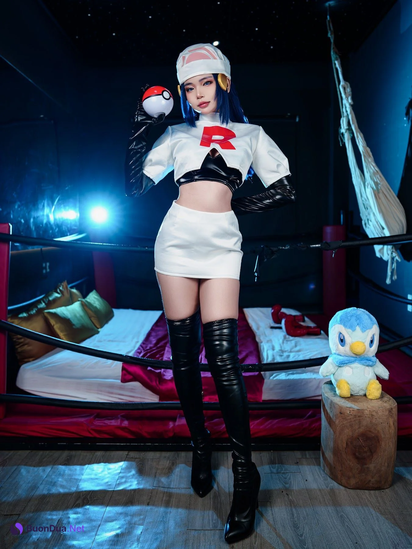 Coser@ZinieQ – Dawn Pokemon in Team Rocket Costume - 사진 9
