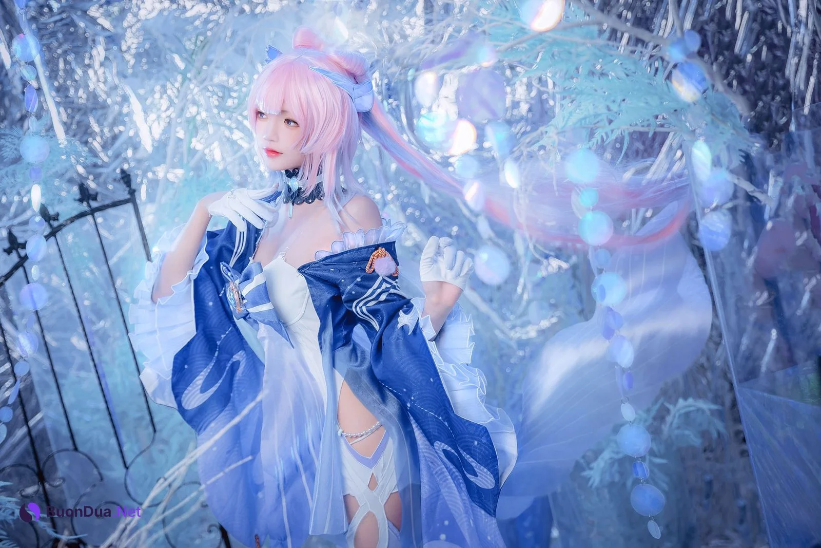 Cosplay 桜桃喵 珊瑚宫心海 - Photo 3