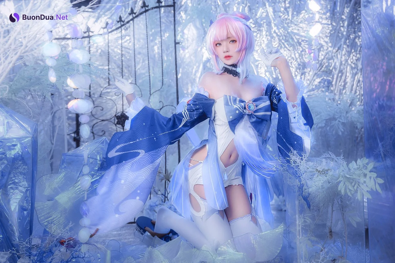 Cosplay 桜桃喵 珊瑚宫心海 - Photo 8