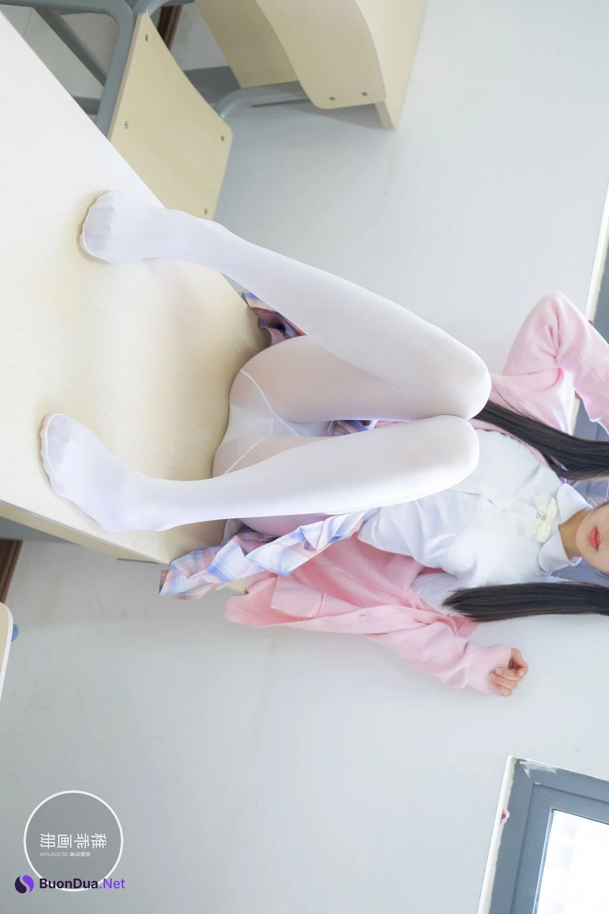 Cosplay 稚乖画册 晴空04 夜夜 80d 白丝jk - Photo 16