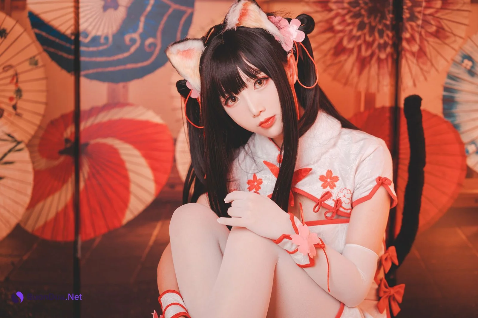 Cosplay 面饼仙儿 夕暮 斯卡哈女仆 - Photo 11