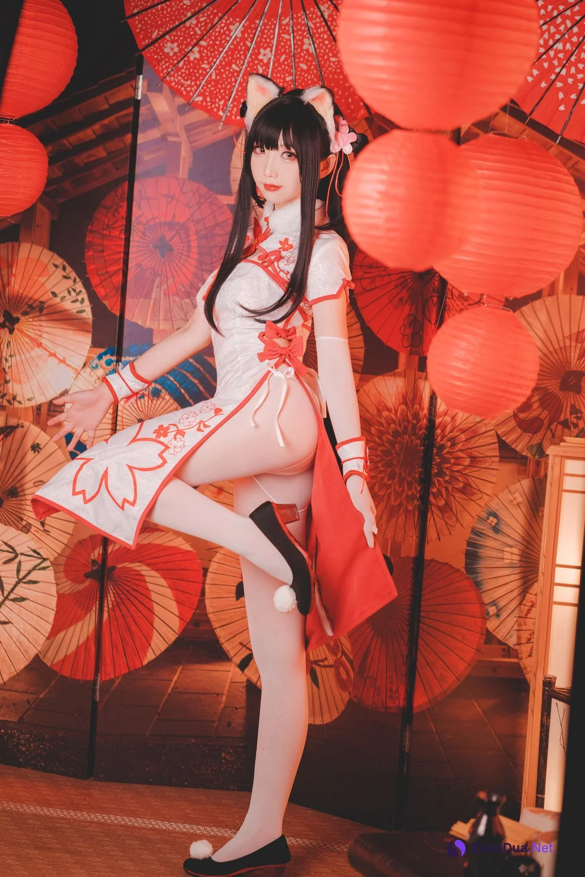 Cosplay 面饼仙儿 夕暮 斯卡哈女仆 - Photo 13