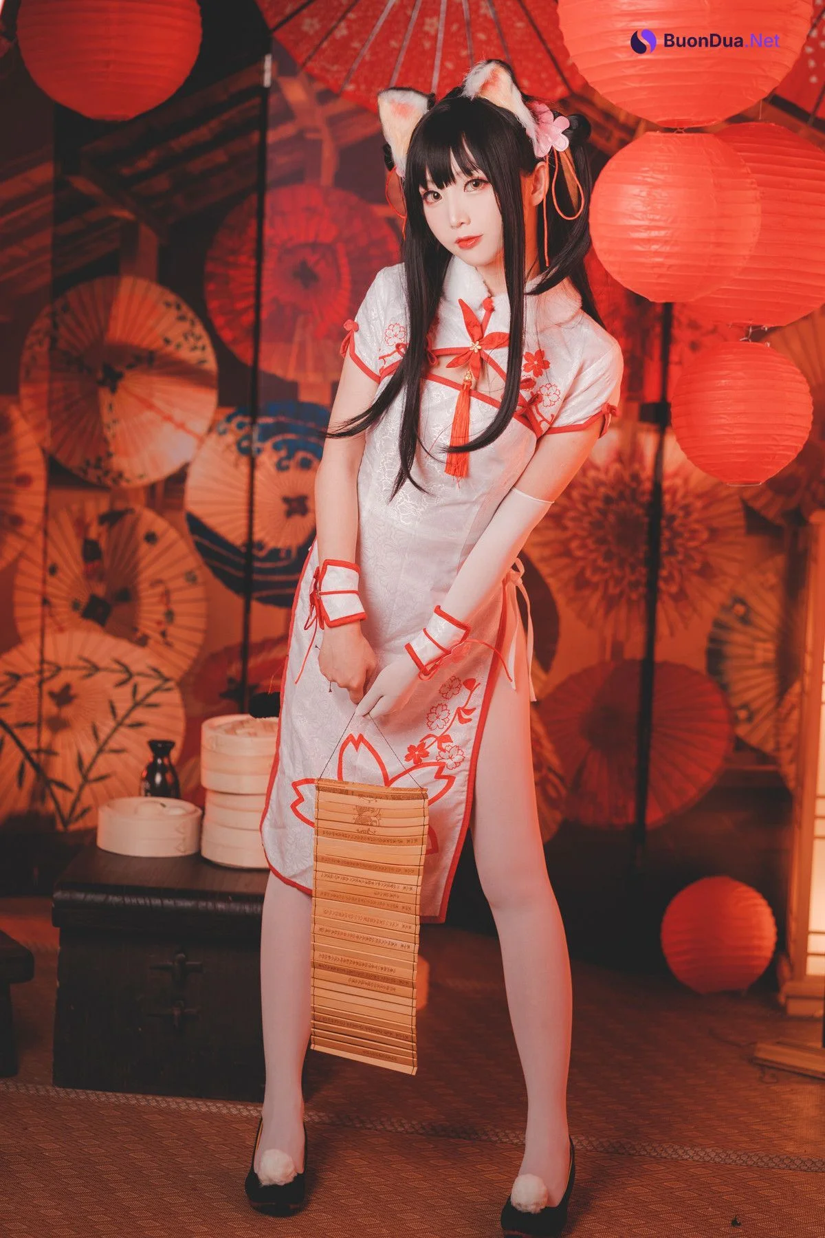 Cosplay 面饼仙儿 夕暮 斯卡哈女仆 - Photo 15