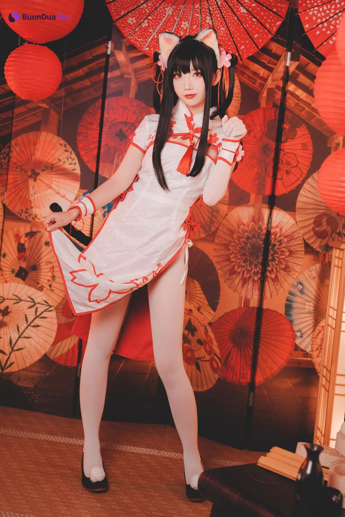 Cosplay 面饼仙儿 夕暮 斯卡哈女仆 - Photo 2