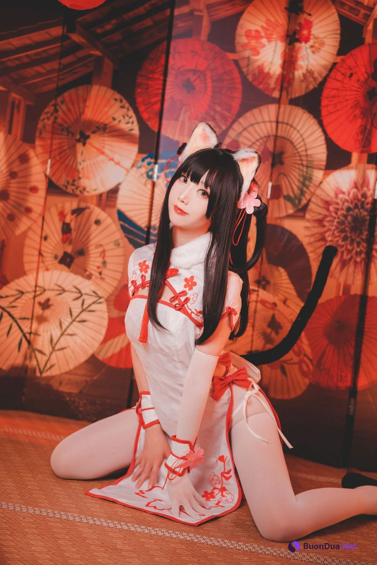 Cosplay 面饼仙儿 夕暮 斯卡哈女仆 - Photo 5