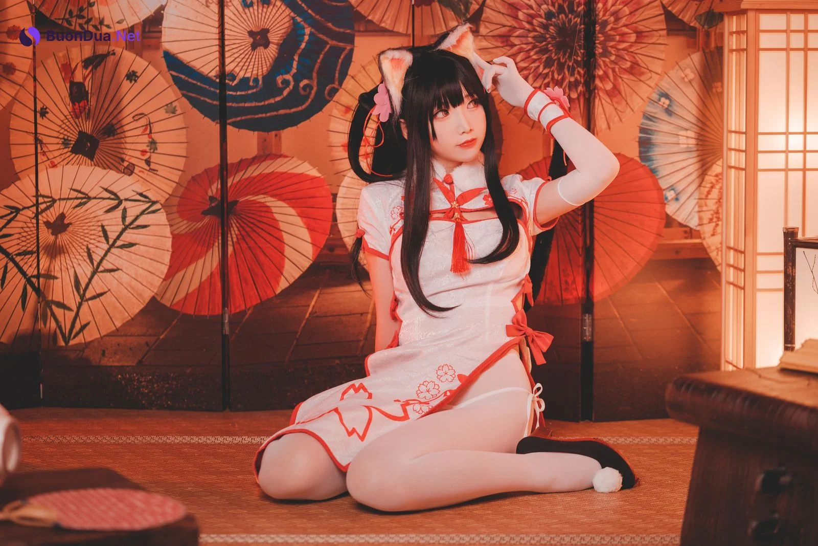 Cosplay 面饼仙儿 夕暮 斯卡哈女仆 - Photo 7