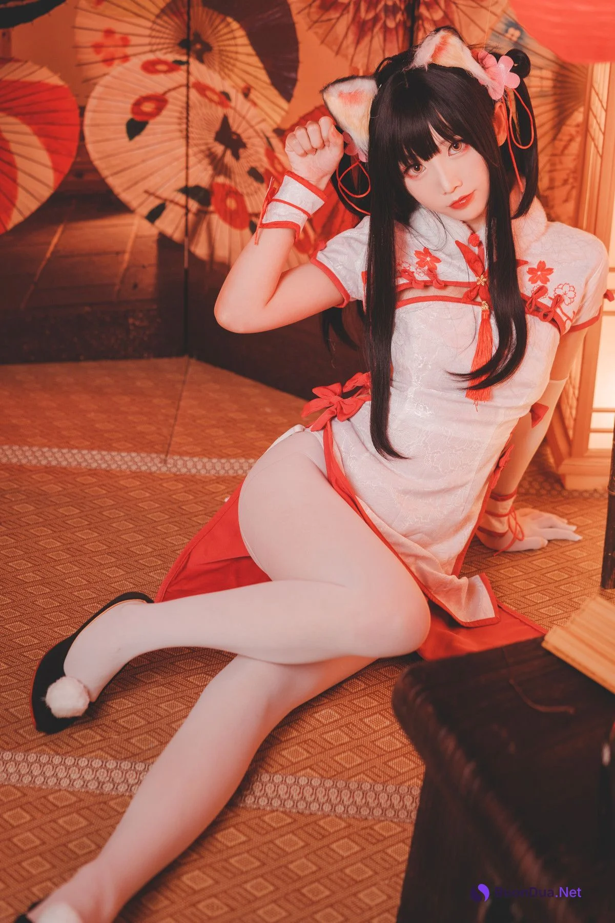 Cosplay 面饼仙儿 夕暮 斯卡哈女仆 - Photo 8