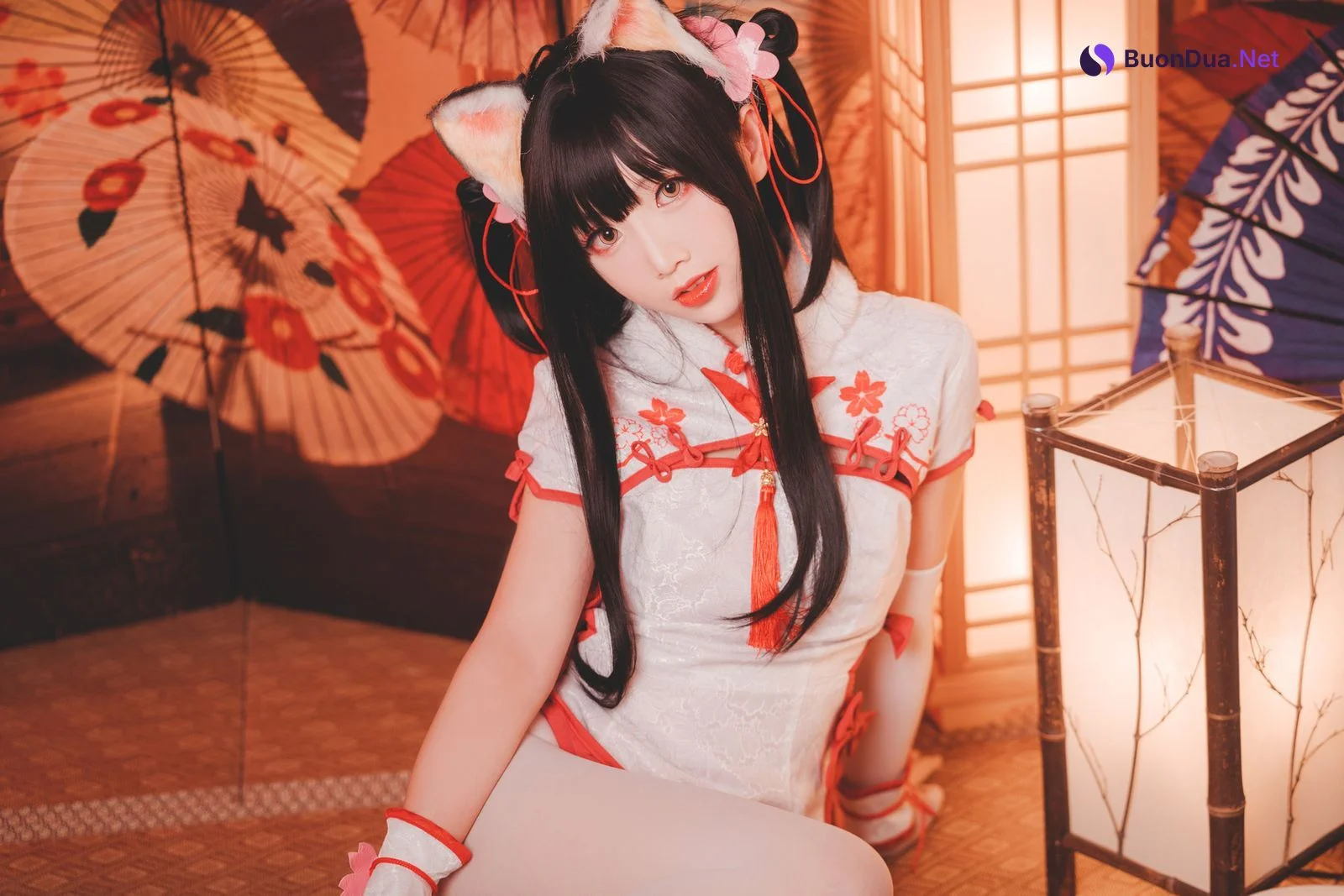 Cosplay 面饼仙儿 夕暮 斯卡哈女仆 - Photo 9