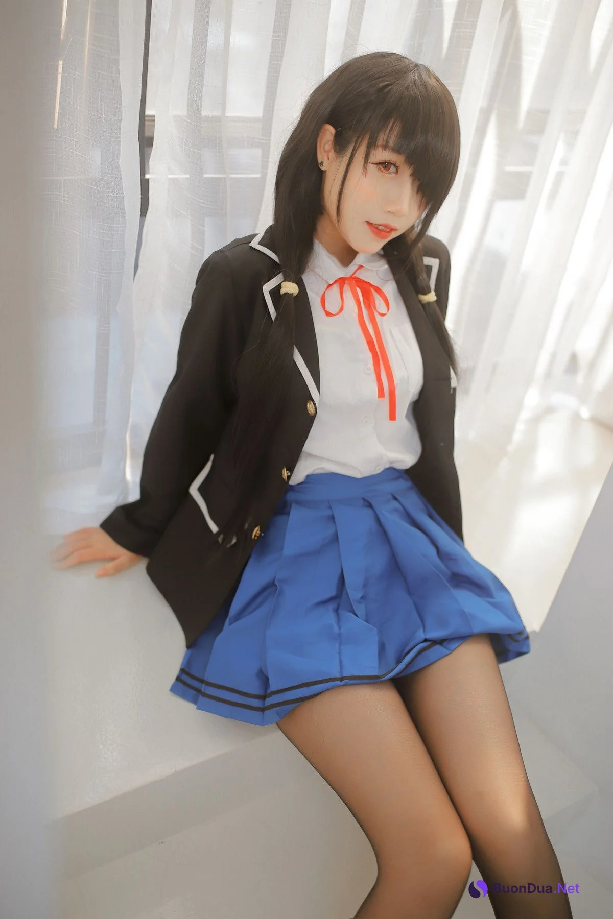 Cosplay 不呆猫 狂三黑丝白丝 - Photo 11