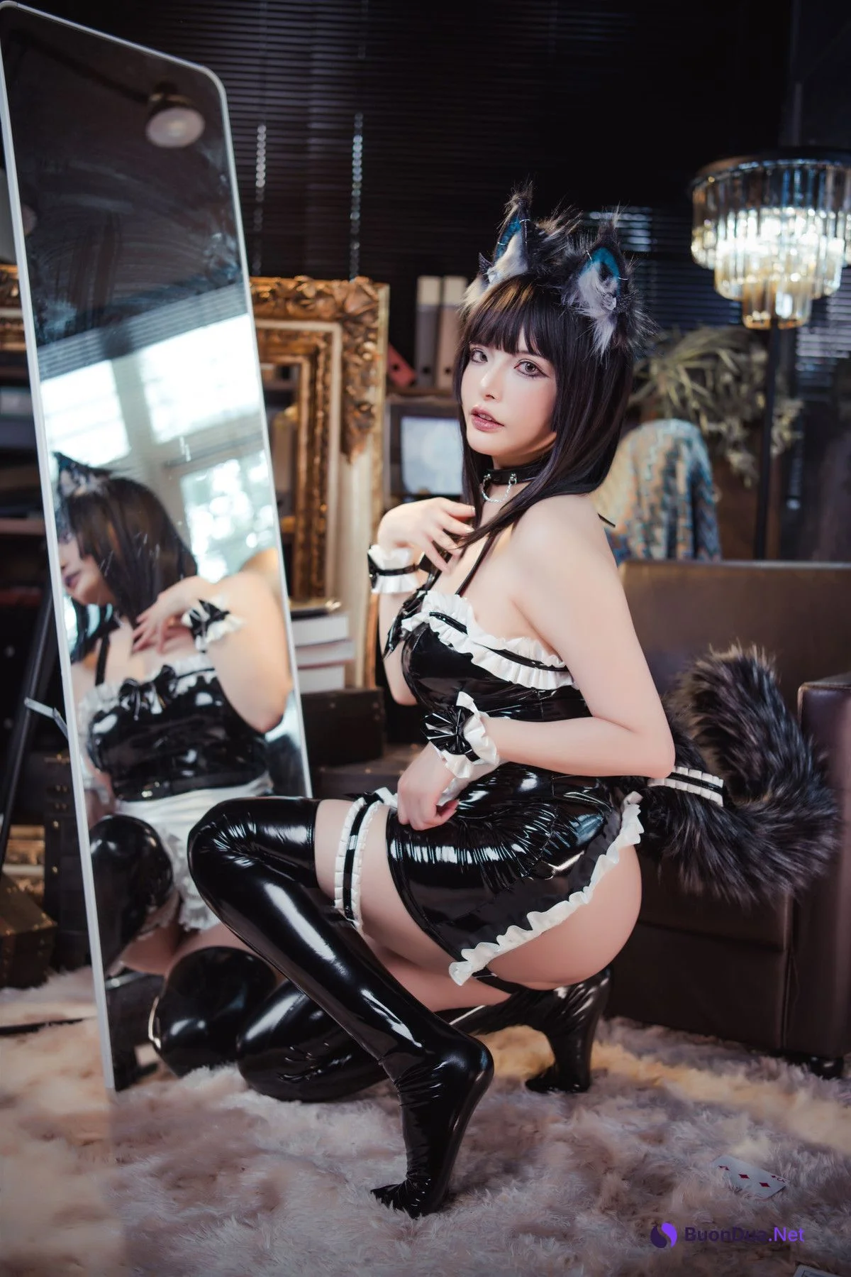 Cosplay 秋和柯基 夏小秋秋秋 猫女仆 - Photo 16