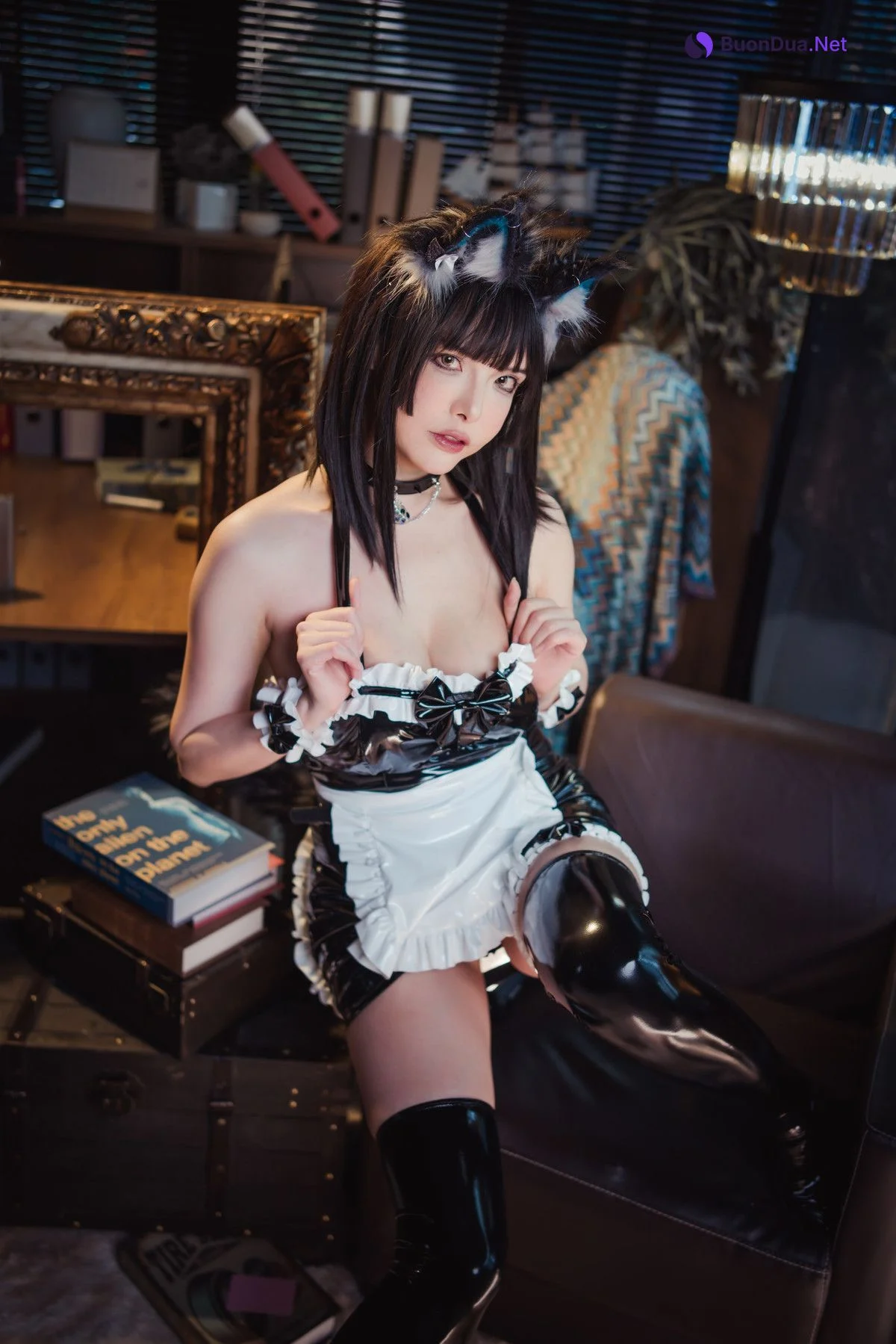 Cosplay 秋和柯基 夏小秋秋秋 猫女仆 - Photo 4