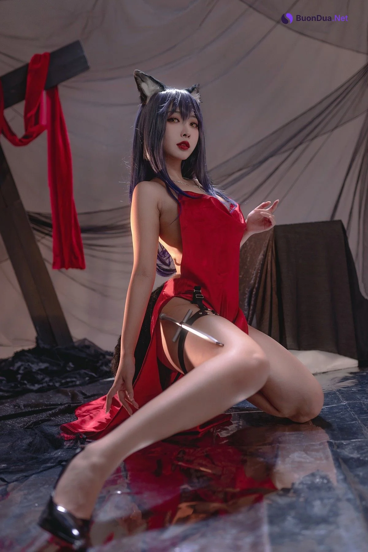 Cosplay 宮本桜 德克萨斯同人礼服 - Photo 2