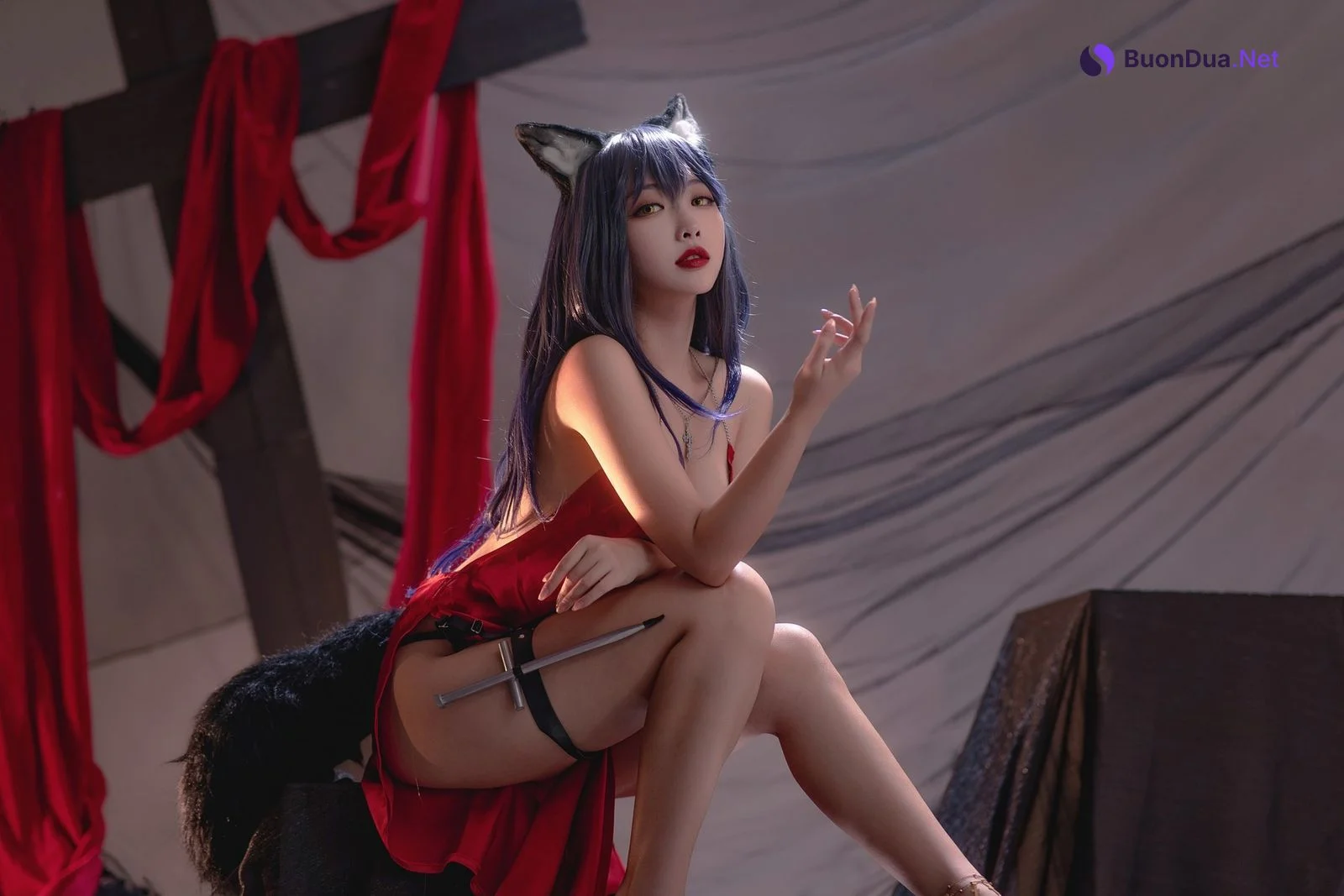 Cosplay 宮本桜 德克萨斯同人礼服 - Photo 6