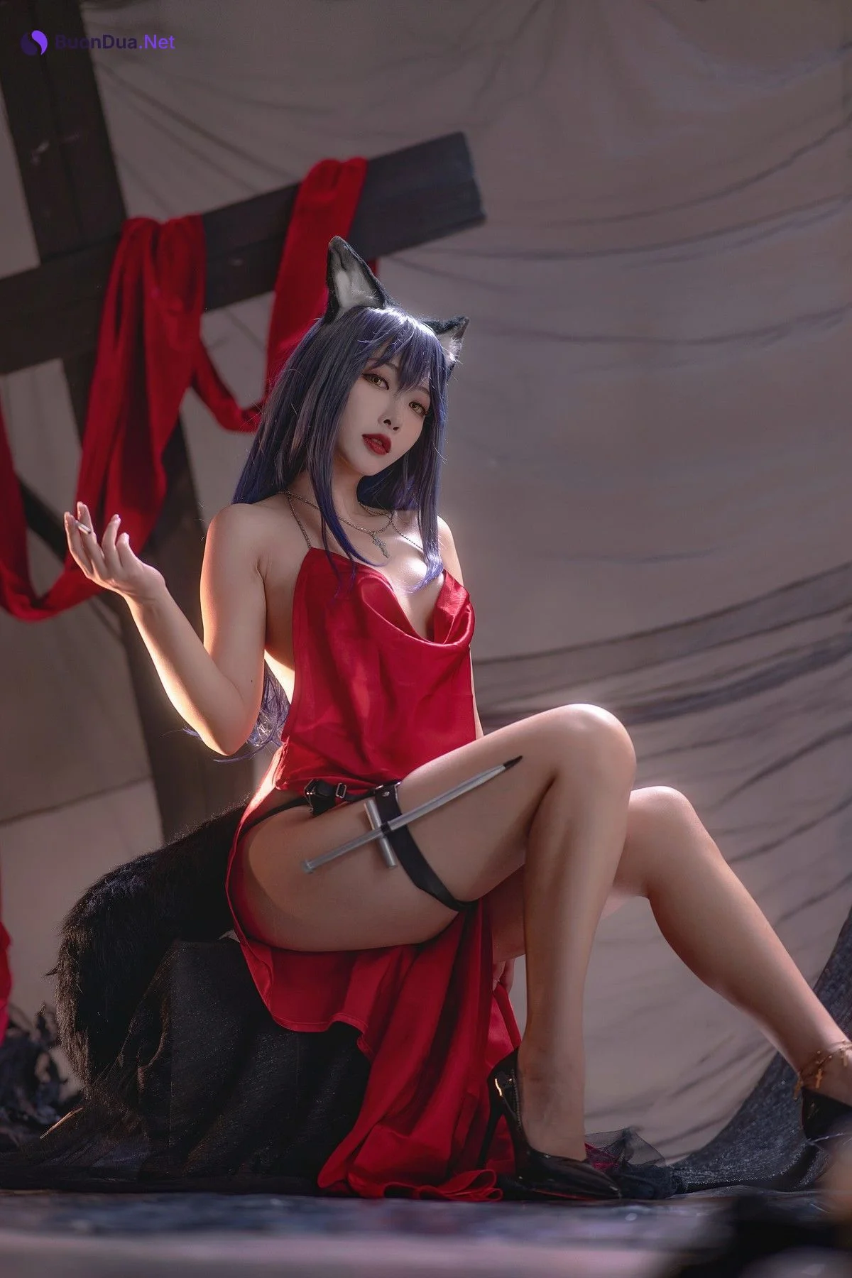 Cosplay 宮本桜 德克萨斯同人礼服 - Photo 7