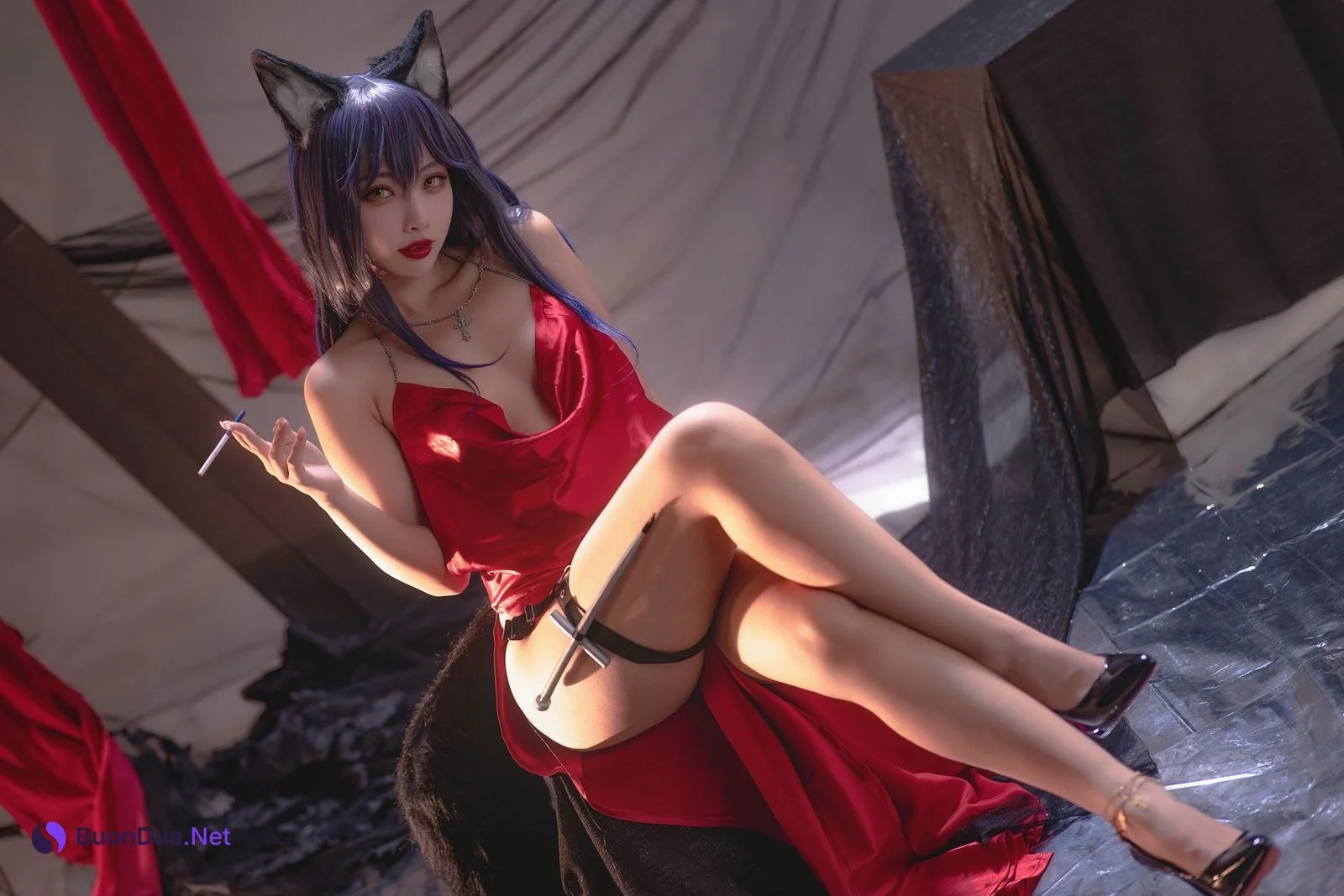 Cosplay 宮本桜 德克萨斯同人礼服 - Photo 9