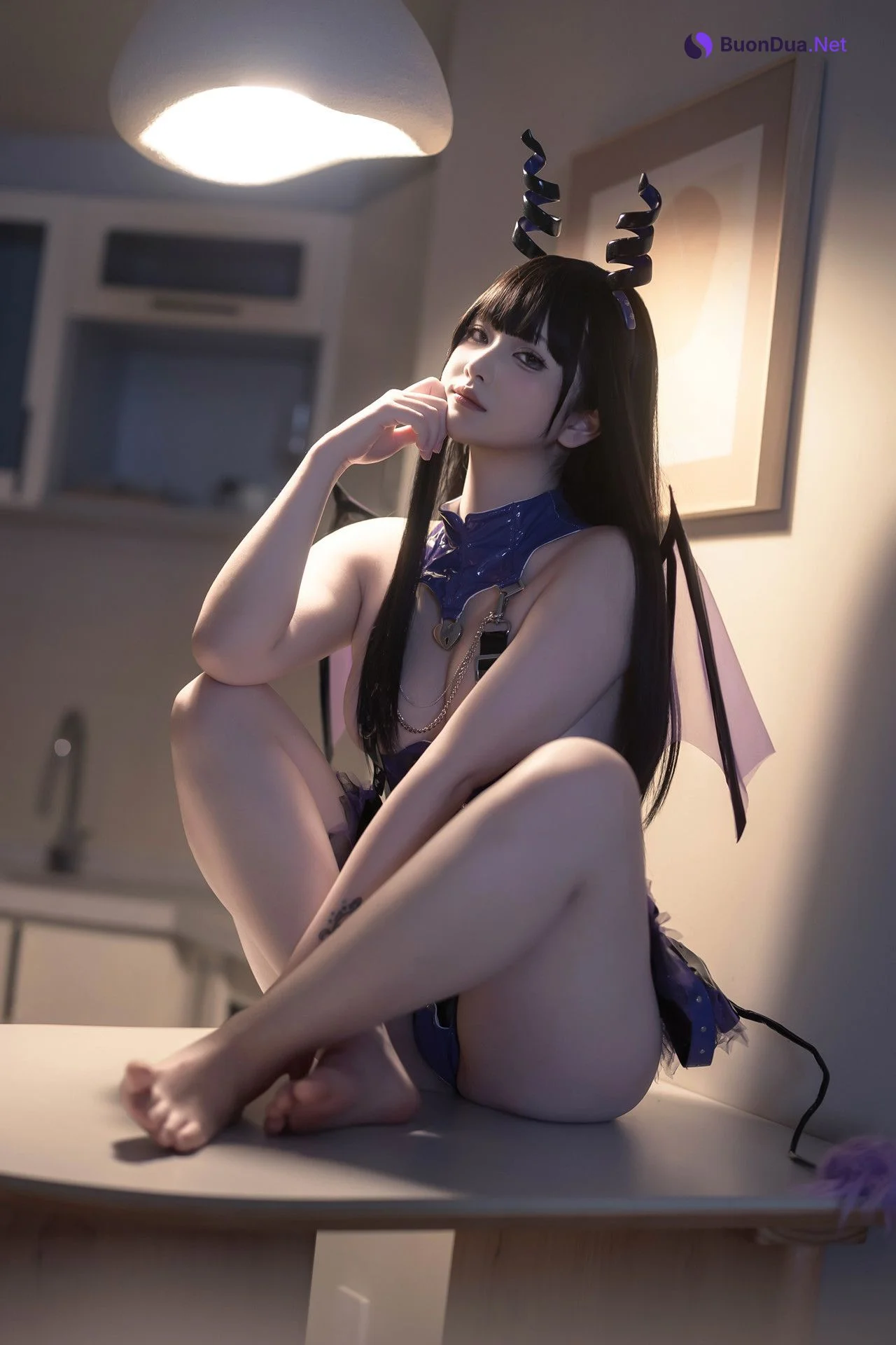 Cosplay 屿鱼 凋零月影 - Photo 18