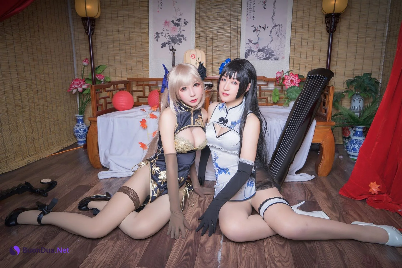 黑米粥 Cosplay 金莲 - Photo 15
