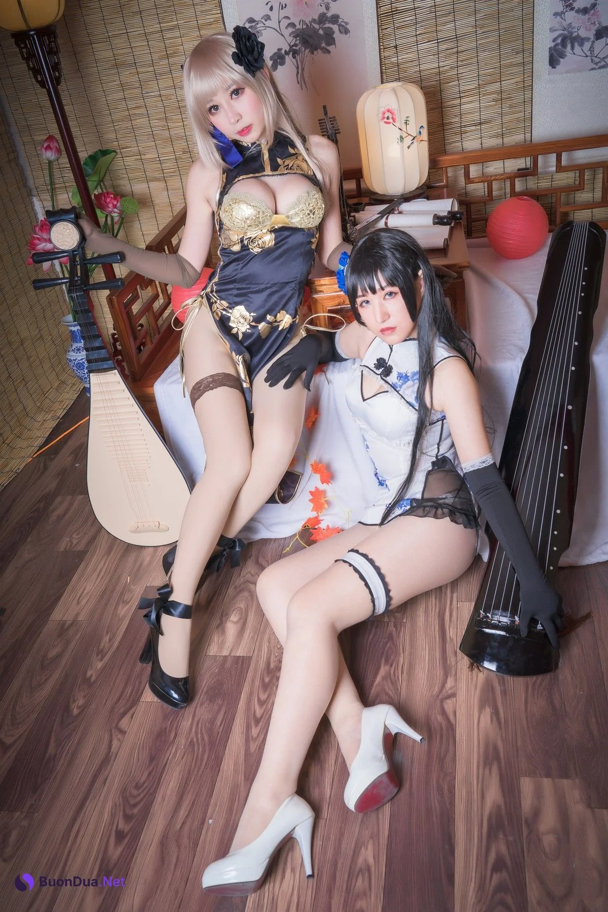 黑米粥 Cosplay 金莲 - Photo 16