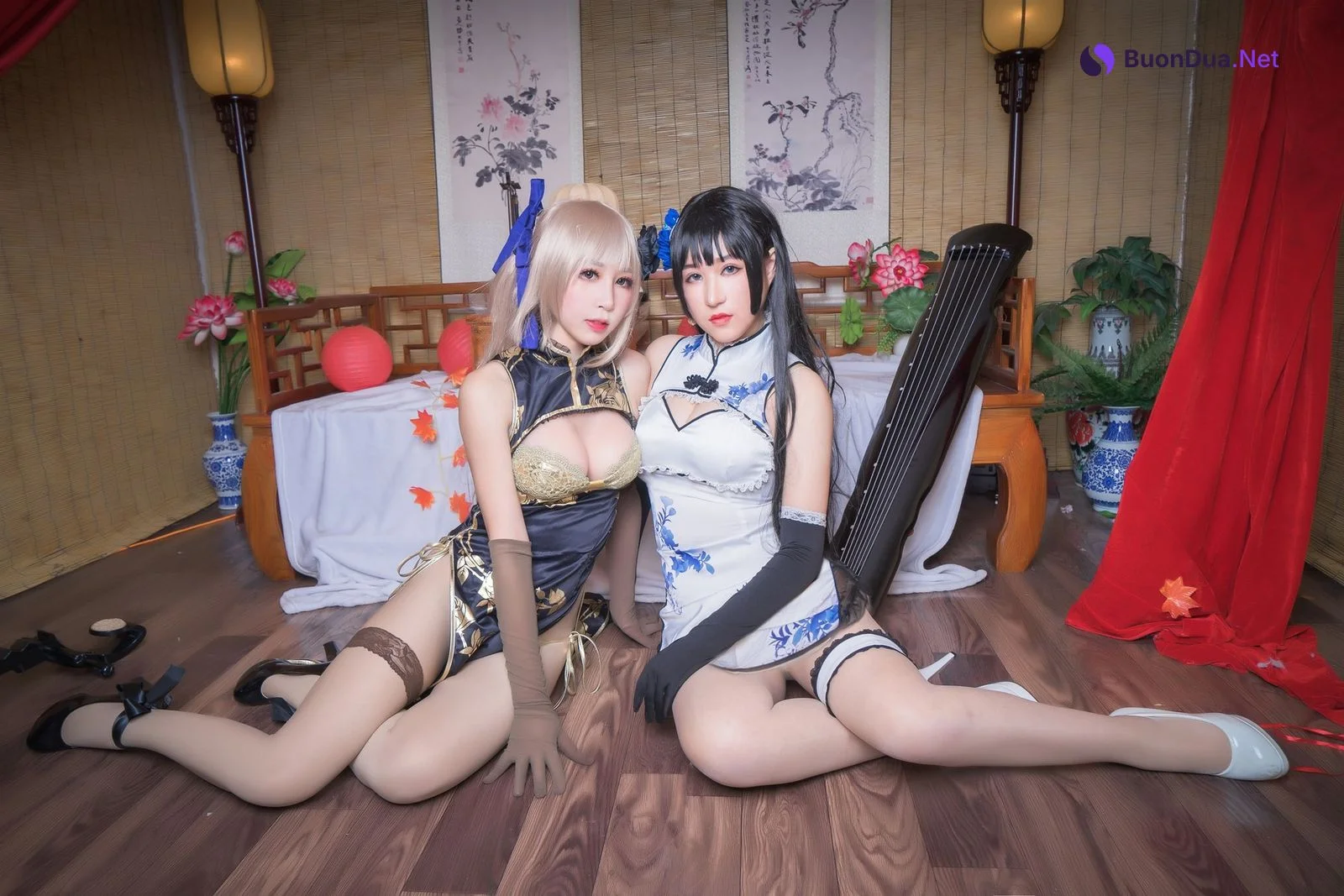黑米粥 Cosplay 金莲 - Photo 17