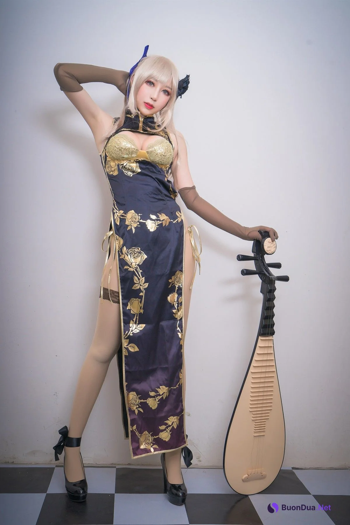 黑米粥 Cosplay 金莲 - Photo 6