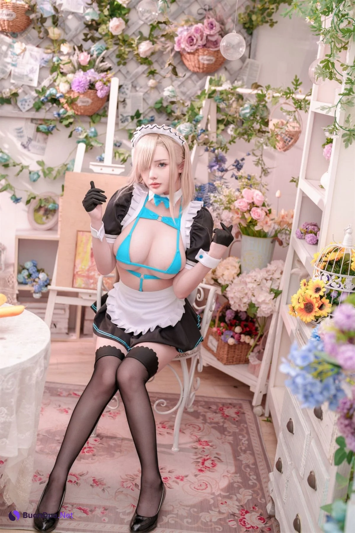 Cosplay 雯妹不讲道理 蔚蓝档案 一之濑明日奈1 - Photo 19