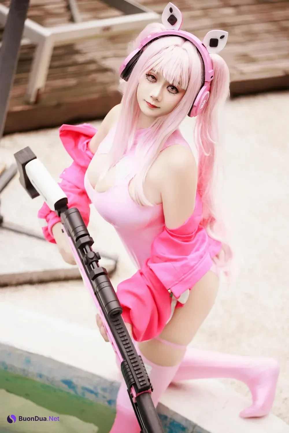 Cosplay 阿雪雪 – 爱丽丝泳装 - Photo 11