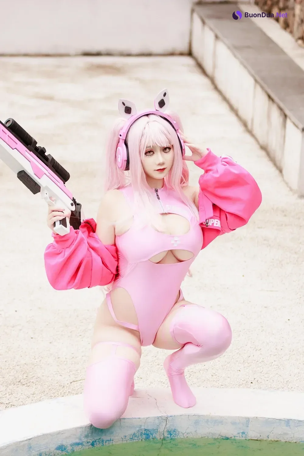 Cosplay 阿雪雪 – 爱丽丝泳装 - Photo 12