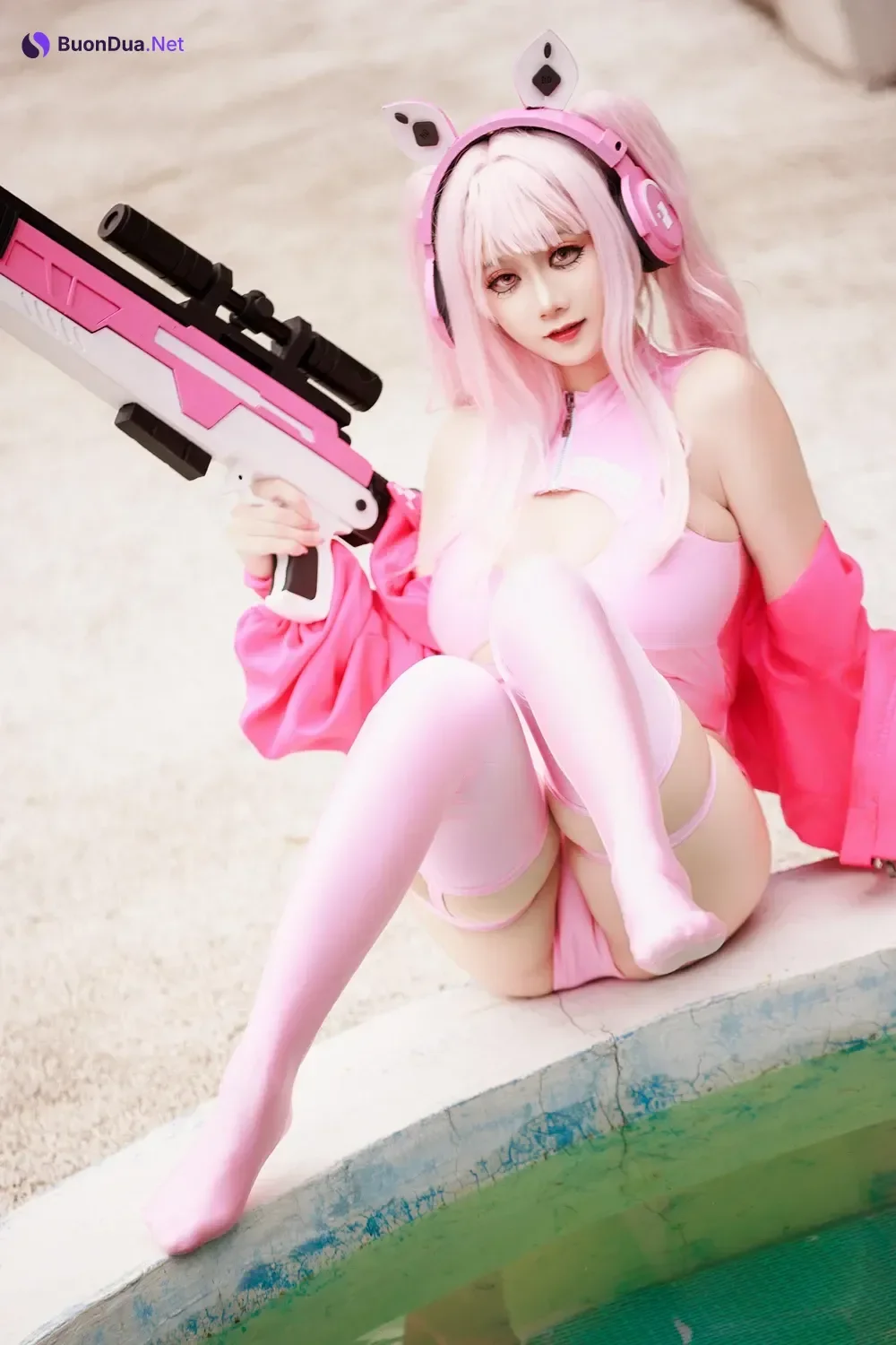 Cosplay 阿雪雪 – 爱丽丝泳装 - Photo 13