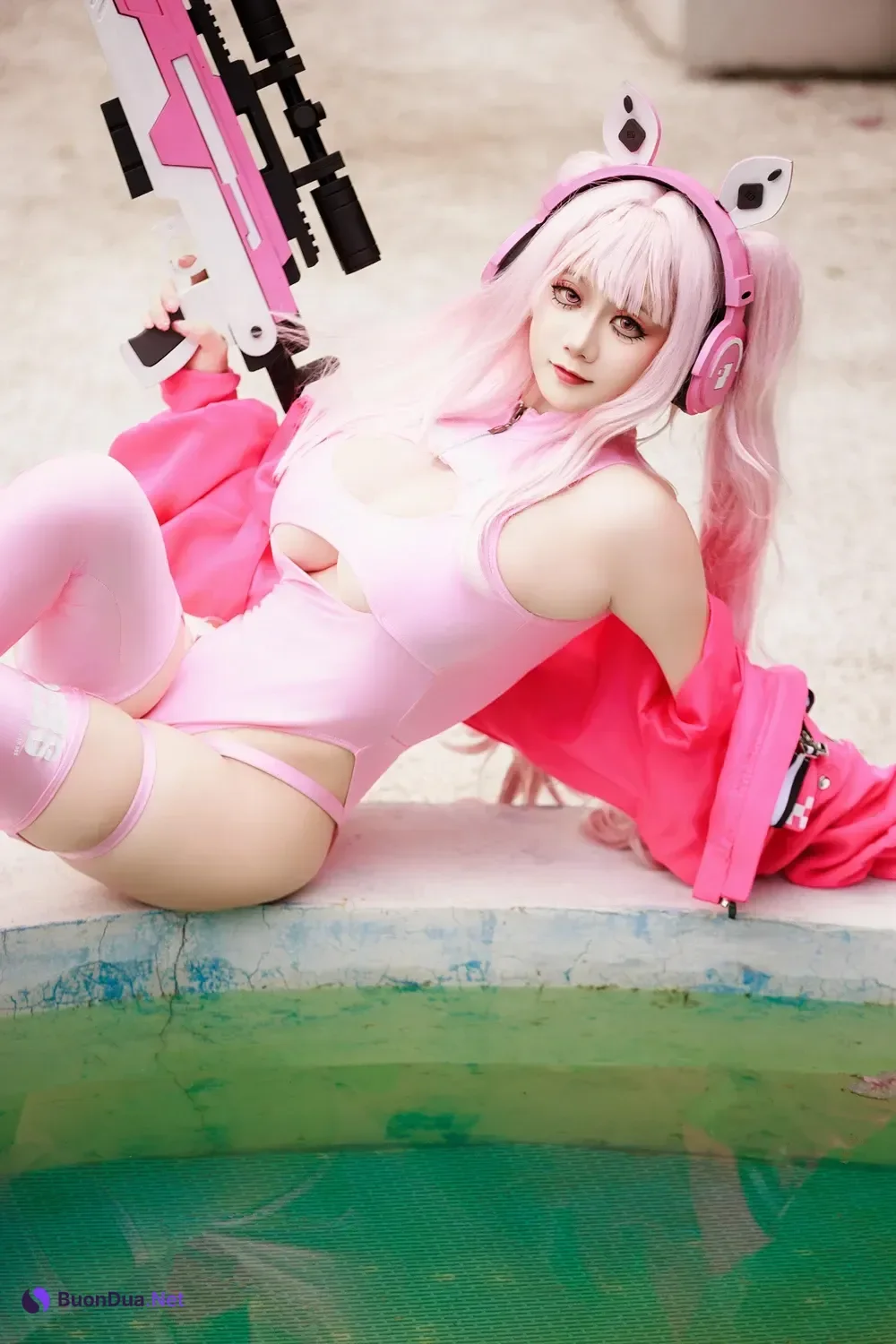 Cosplay 阿雪雪 – 爱丽丝泳装 - Photo 14