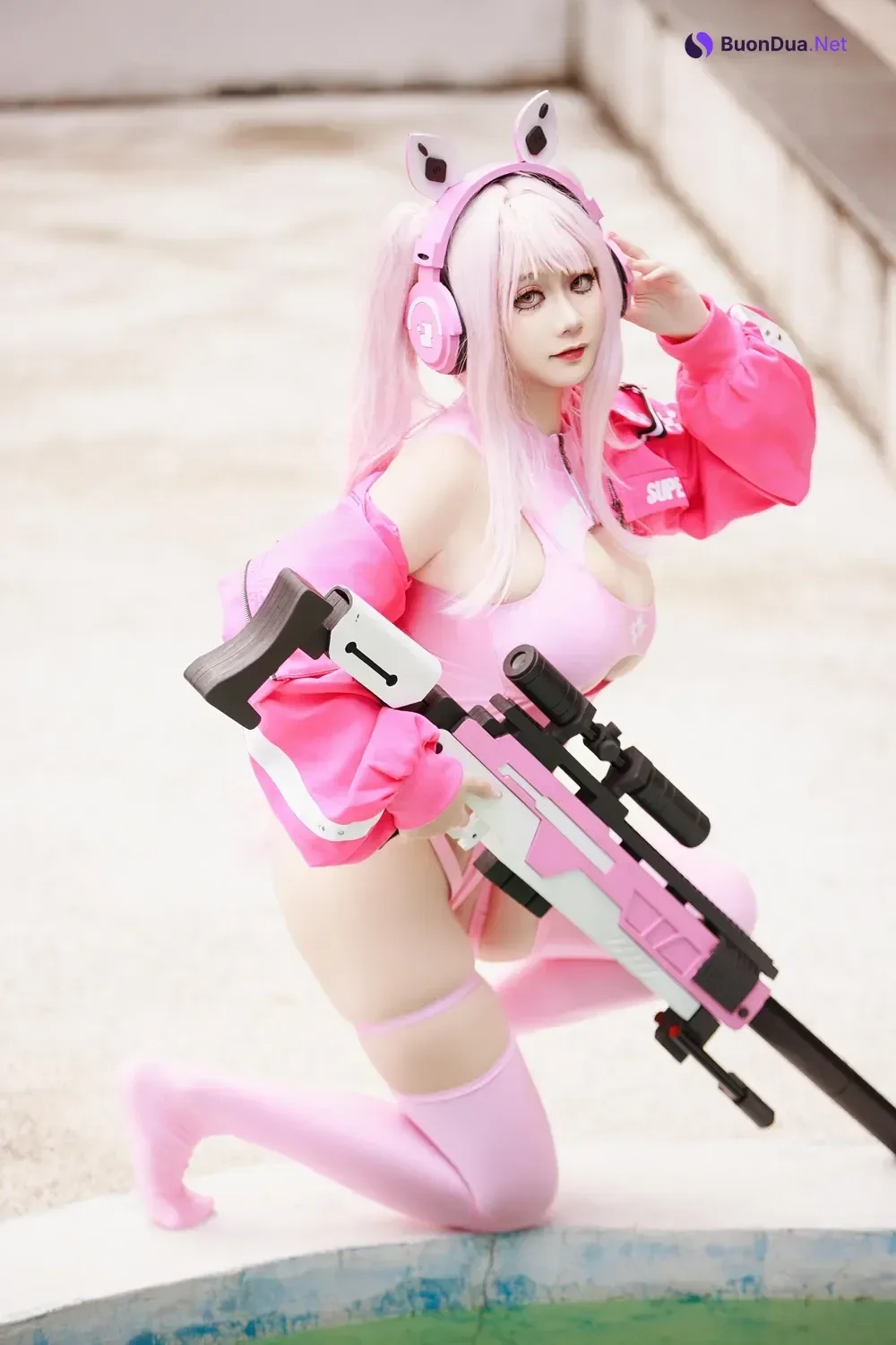 Cosplay 阿雪雪 – 爱丽丝泳装 - Photo 16