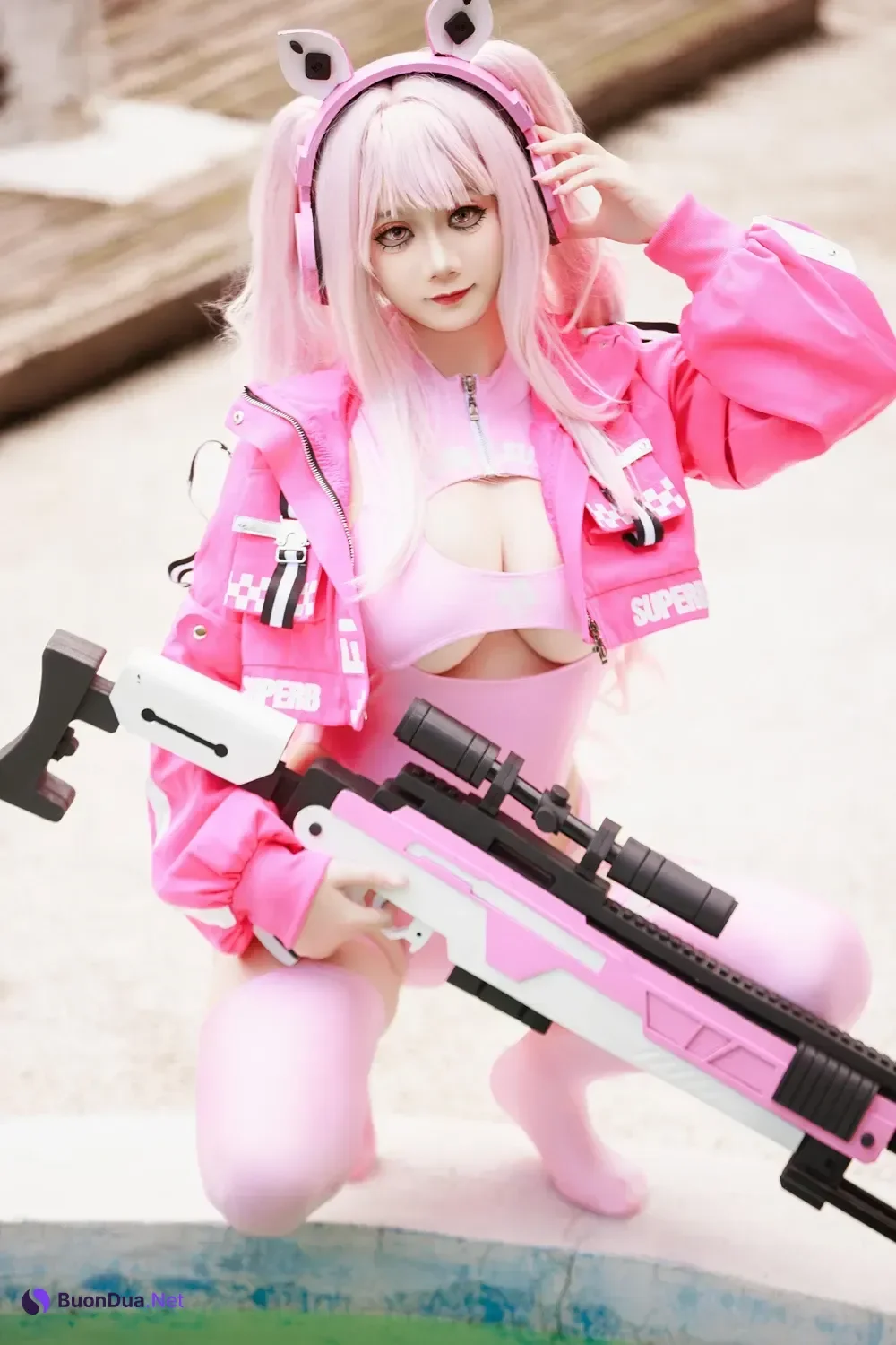 Cosplay 阿雪雪 – 爱丽丝泳装 - Photo 17