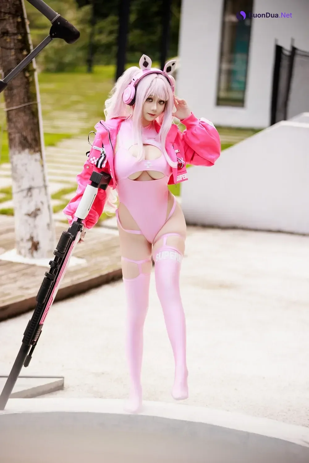 Cosplay 阿雪雪 – 爱丽丝泳装 - Photo 19