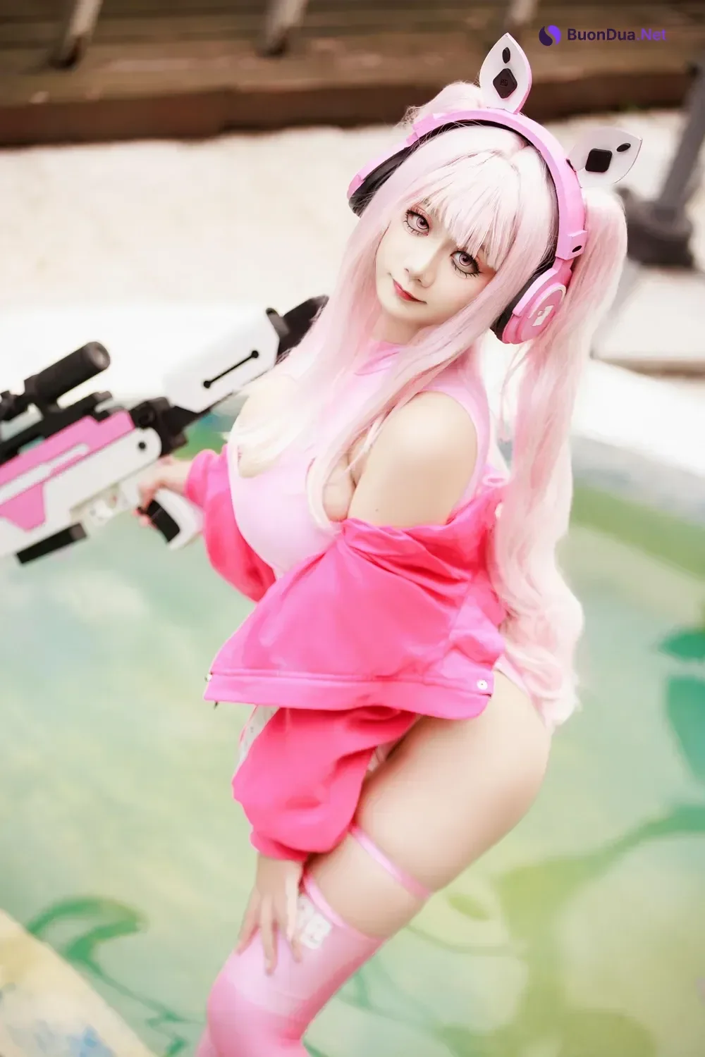 Cosplay 阿雪雪 – 爱丽丝泳装 - Photo 5