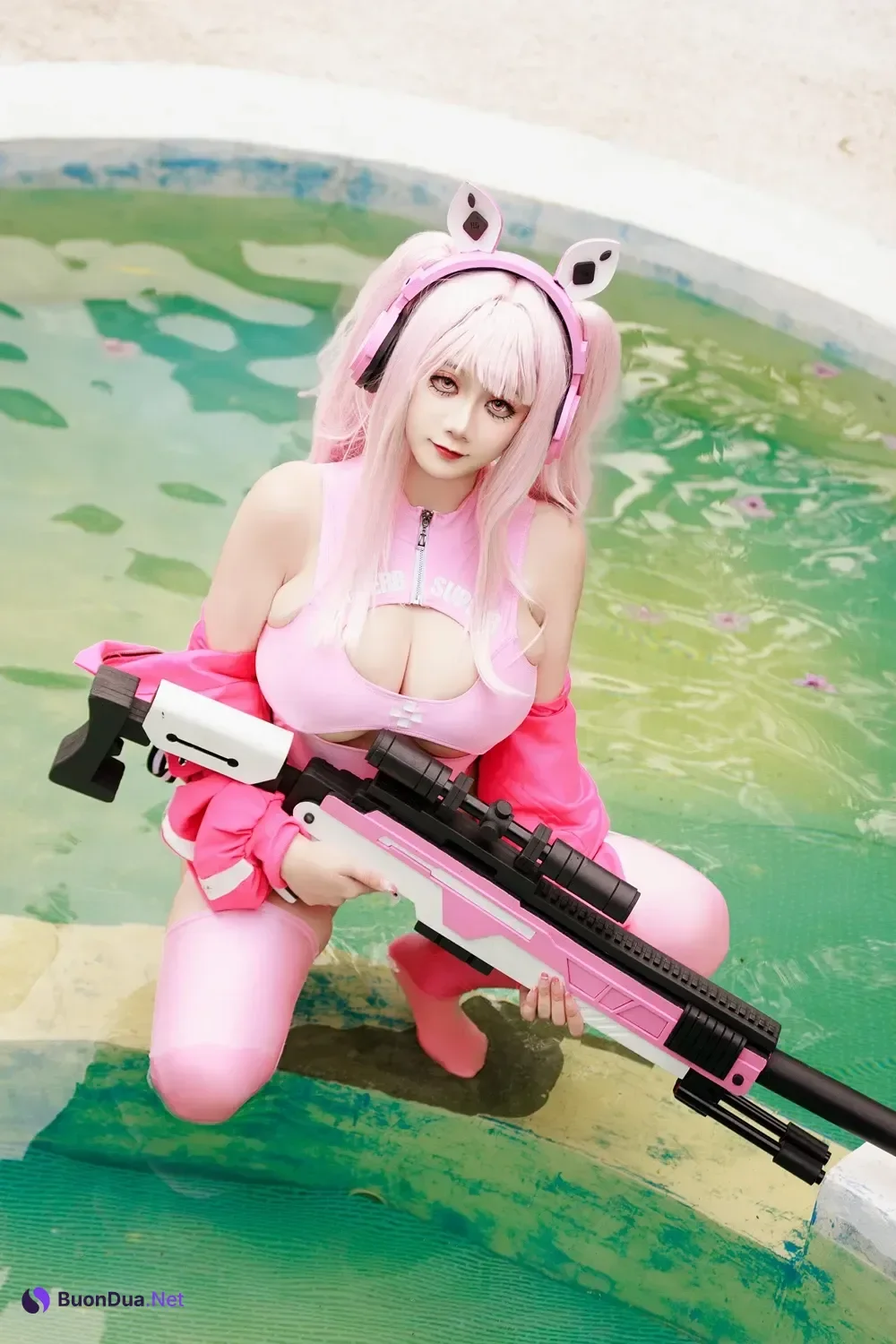 Cosplay 阿雪雪 – 爱丽丝泳装 - Photo 7
