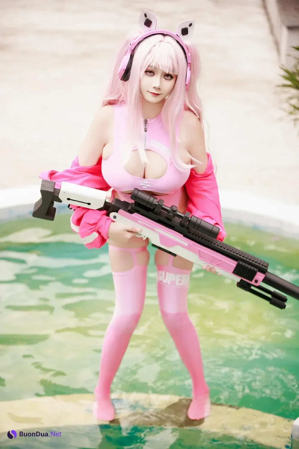 Cosplay 阿雪雪 – 爱丽丝泳装 - Photo 8