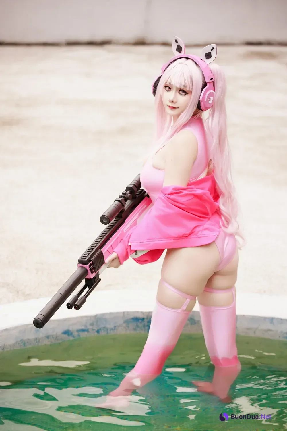Cosplay 阿雪雪 – 爱丽丝泳装 - Photo 9