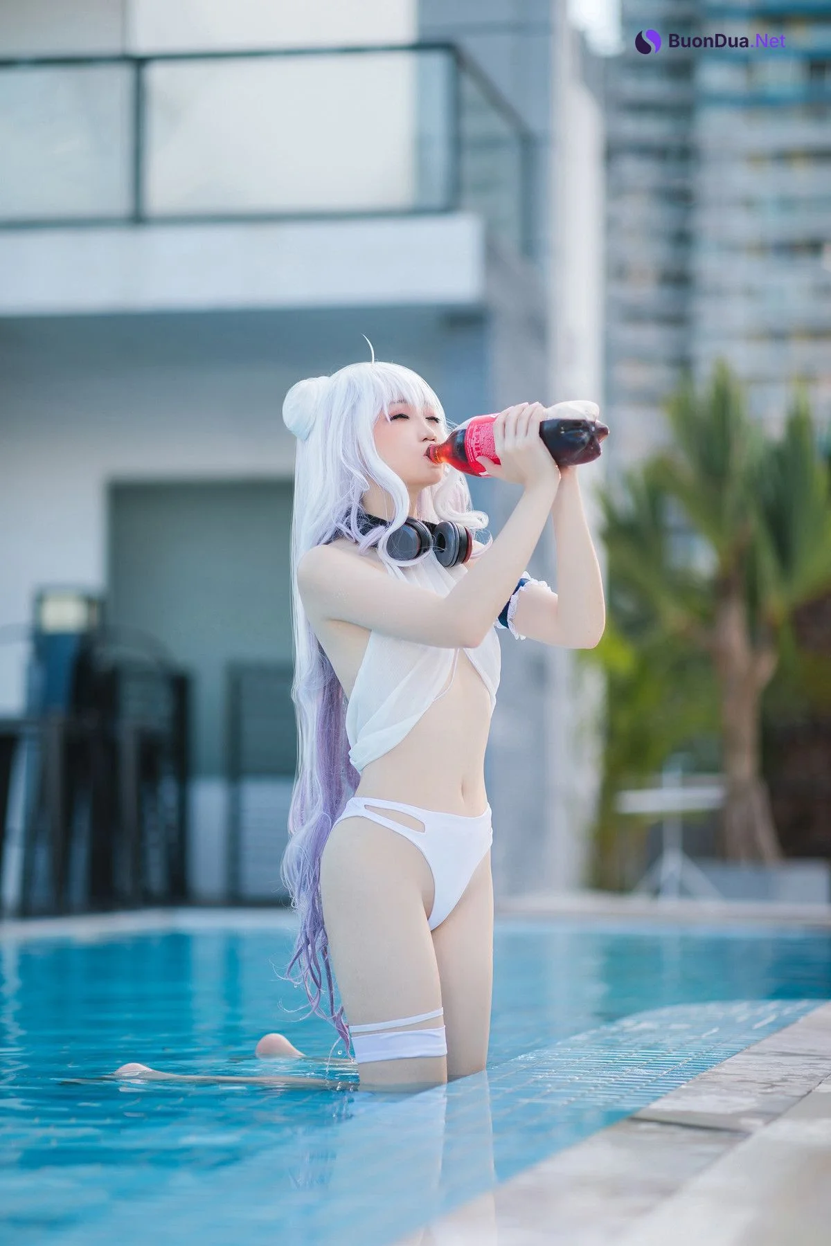Cosplay 焖焖碳 恶毒泳衣 - Photo 12
