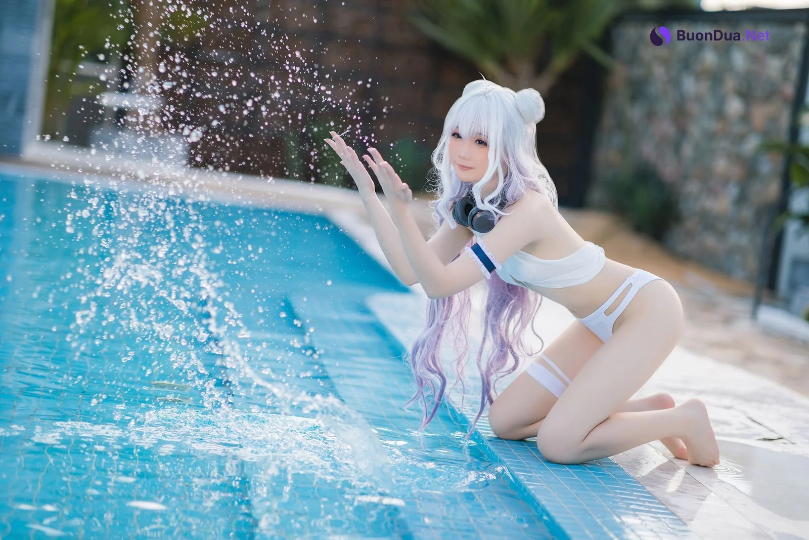 Cosplay 焖焖碳 恶毒泳衣 - Photo 14