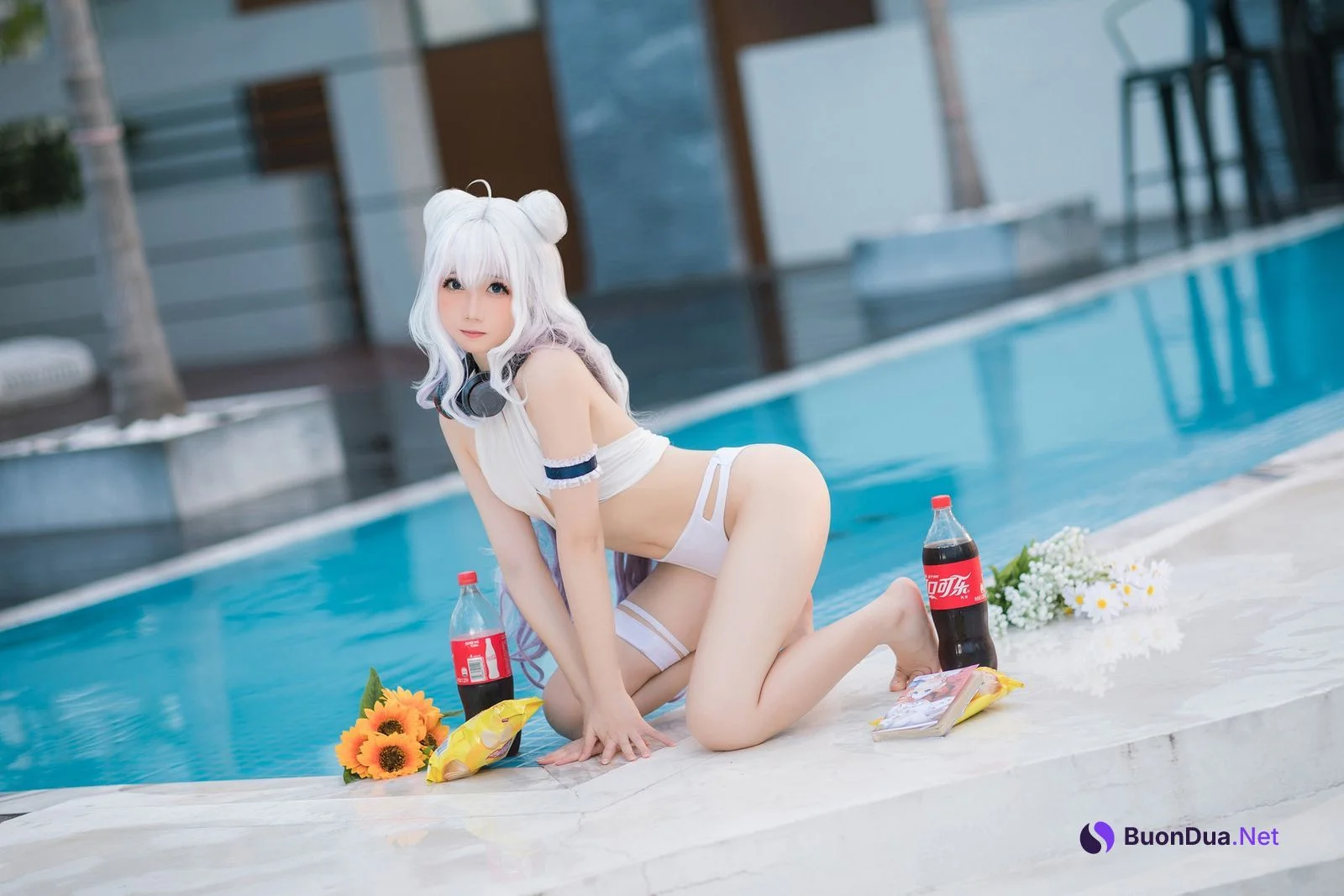 Cosplay 焖焖碳 恶毒泳衣 - Photo 5