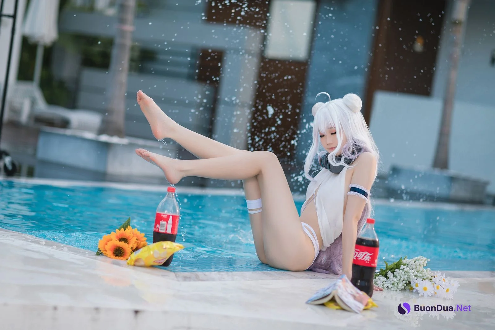 Cosplay 焖焖碳 恶毒泳衣 - Photo 7