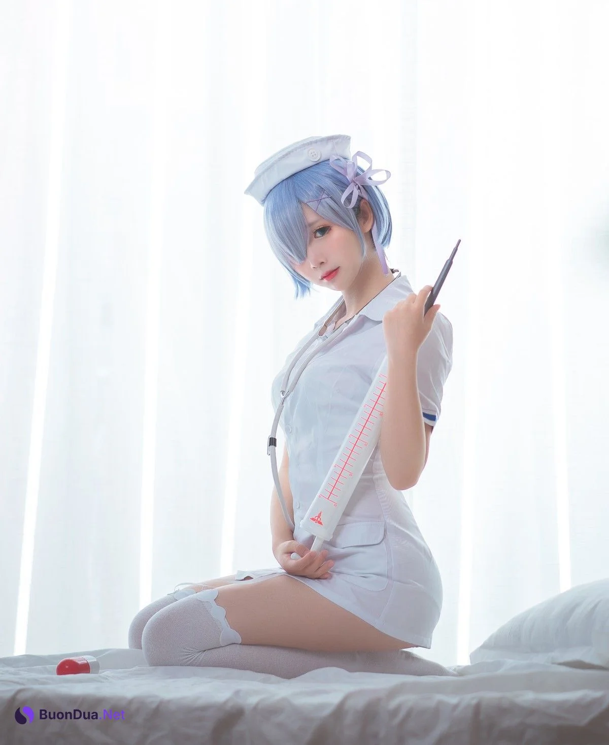 Cosplay 面饼仙儿 蕾姆 - Photo 12