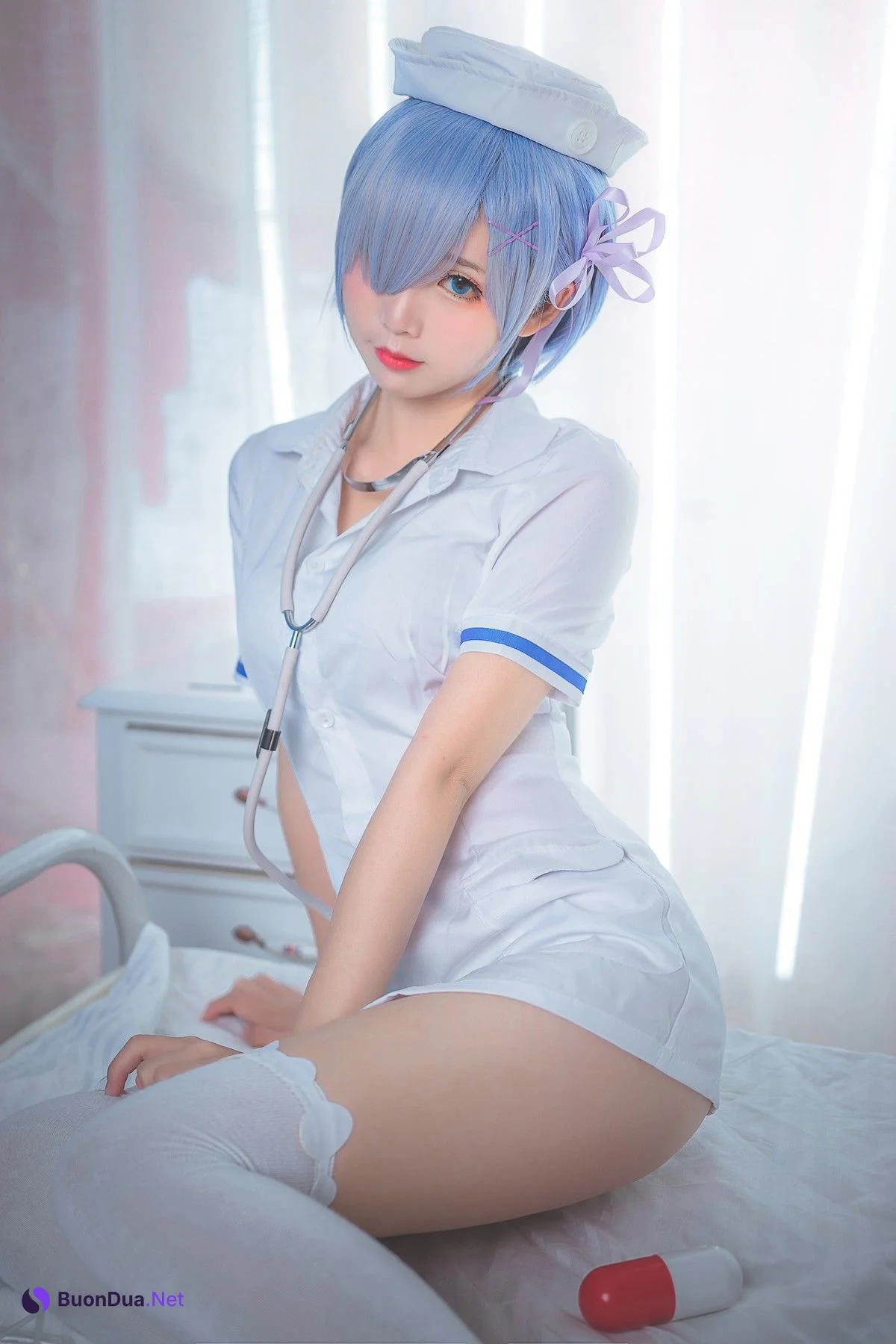 Cosplay 面饼仙儿 蕾姆 - Photo 3