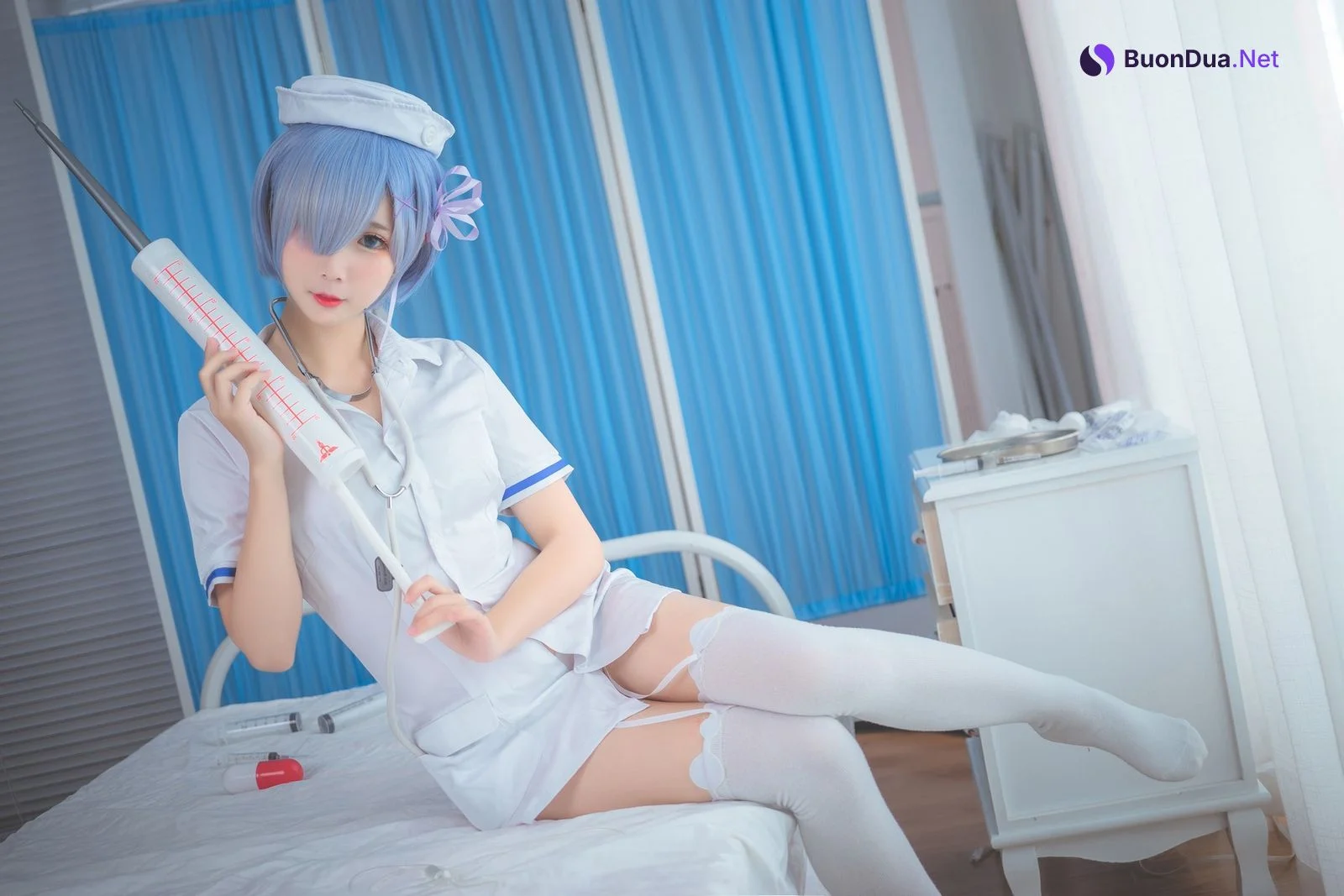 Cosplay 面饼仙儿 蕾姆 - Photo 8