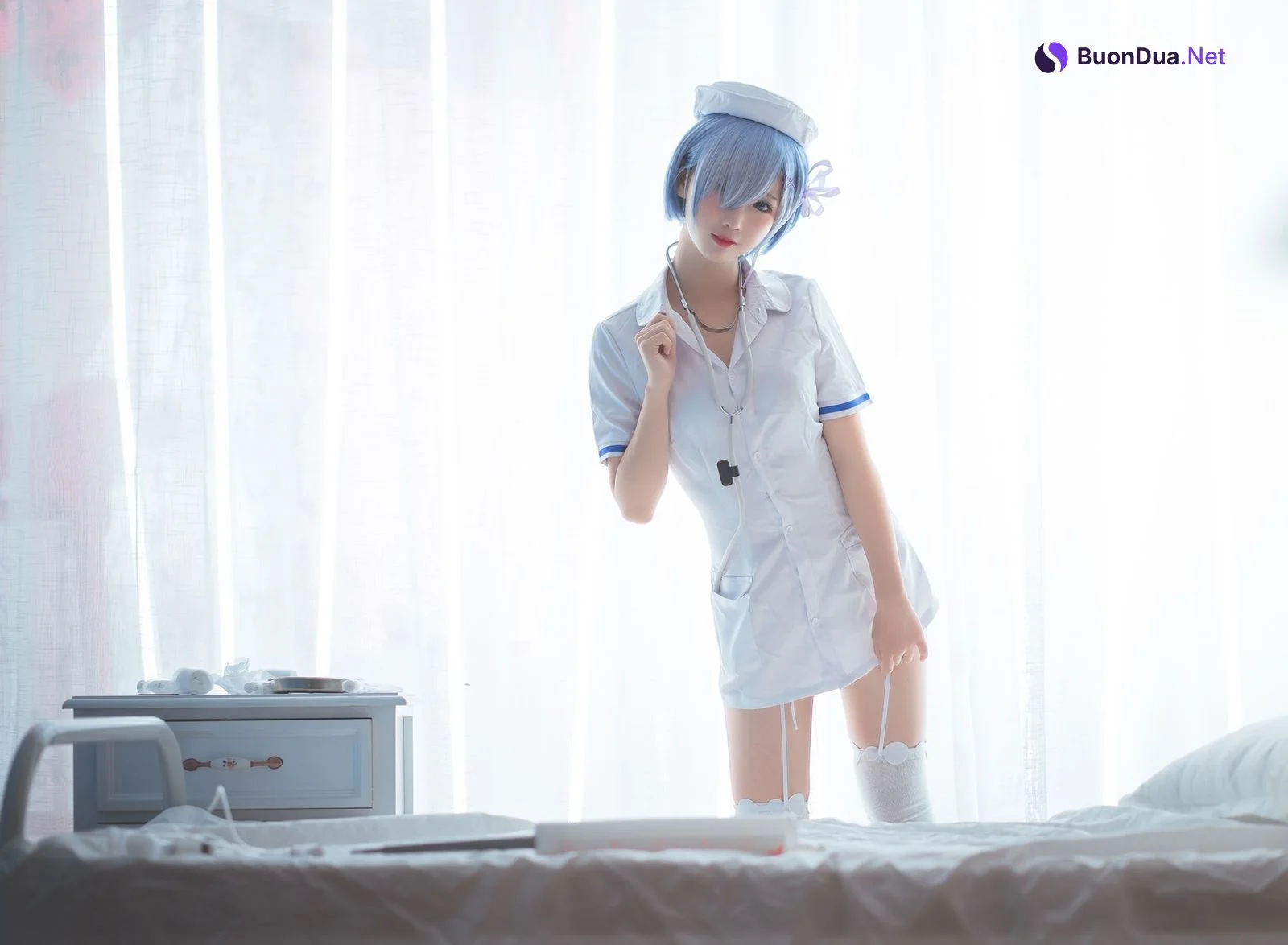 Cosplay 面饼仙儿 蕾姆 - Photo 9