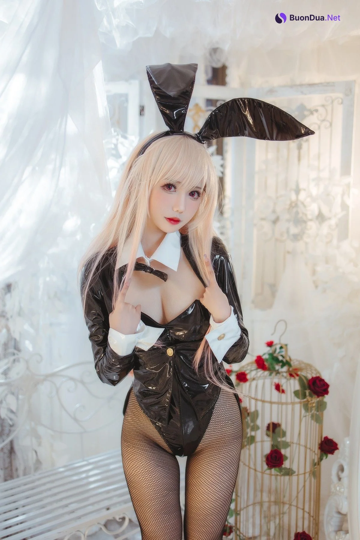 仙女月 Cosplay 喜多川海夢兔女郎 - Photo 18
